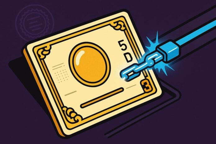 KB Kookmin blockchain bond issuance